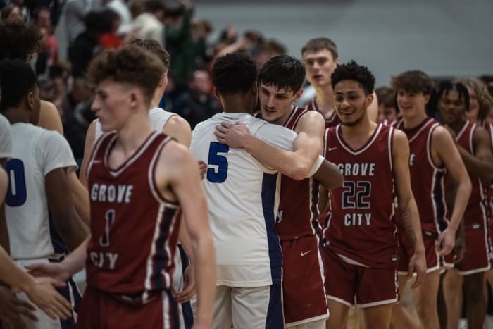 Grove City vs St. Francis DeSales boys basketball 022523 Gabe Haferman39